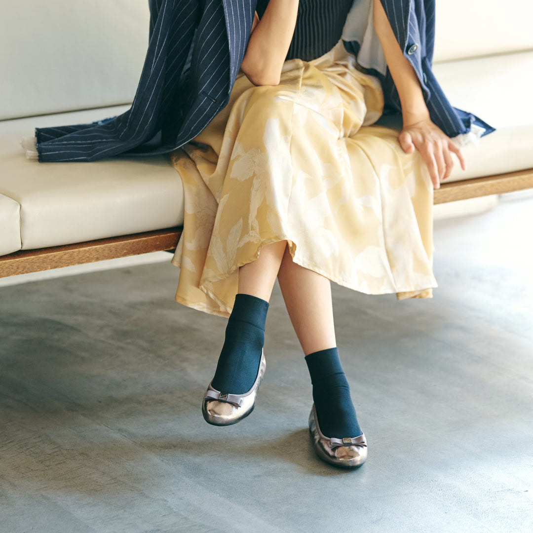 【脱ぎ履きも簡単】<br>ブーツからの履き替え用パンプス