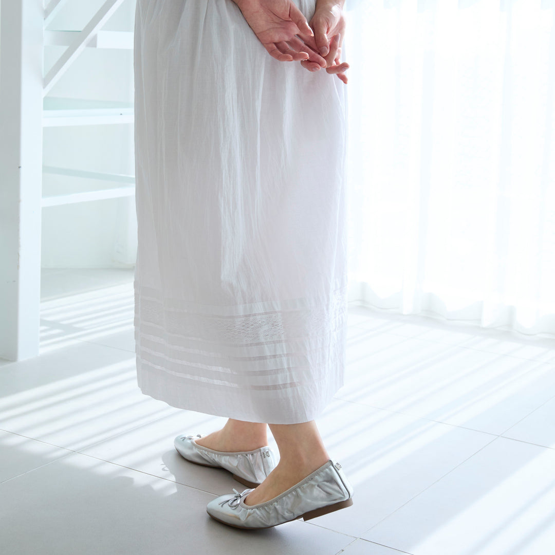 【忙しい朝に】サッと履けて、きれい目に決まるパンプス